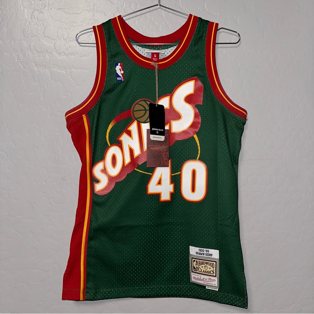 Mitchell & Ness 95-96 Shawn Kemp SuperSonics Jersey